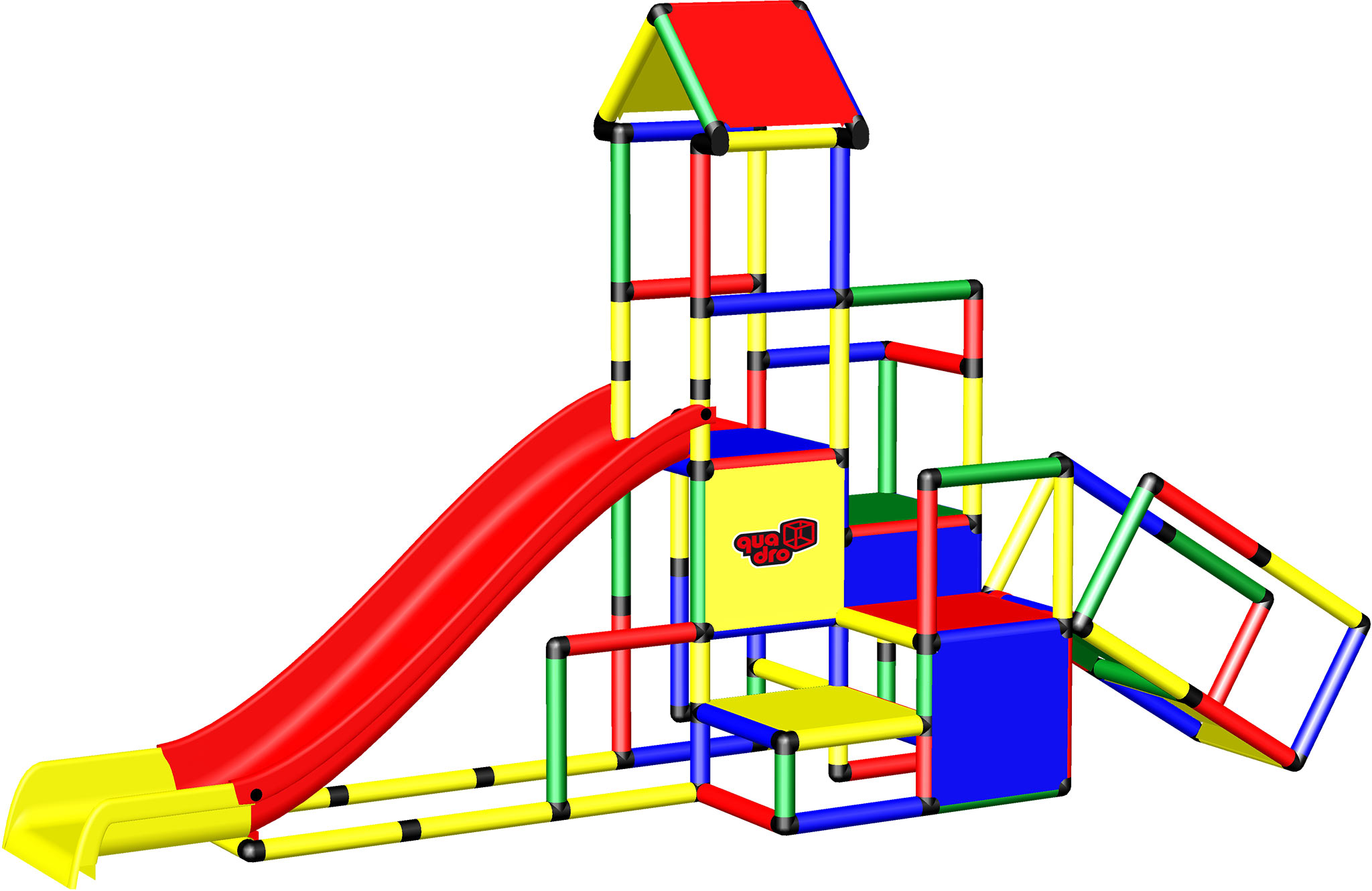 quadro-climbing-pyramid-upgrade-kit-modular-slide.png QUADRO Climbing Pyramid + Upgrade Kit + Modular Slide